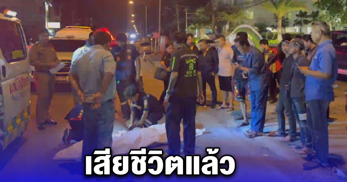 ล่ากระบะเปิดไฟเรนส้ม ซิ่งชนนักท่องเที่ยวชาวจีนกลางทางม้าลาย เสียชีวิตต่อหน้าชาวจีน