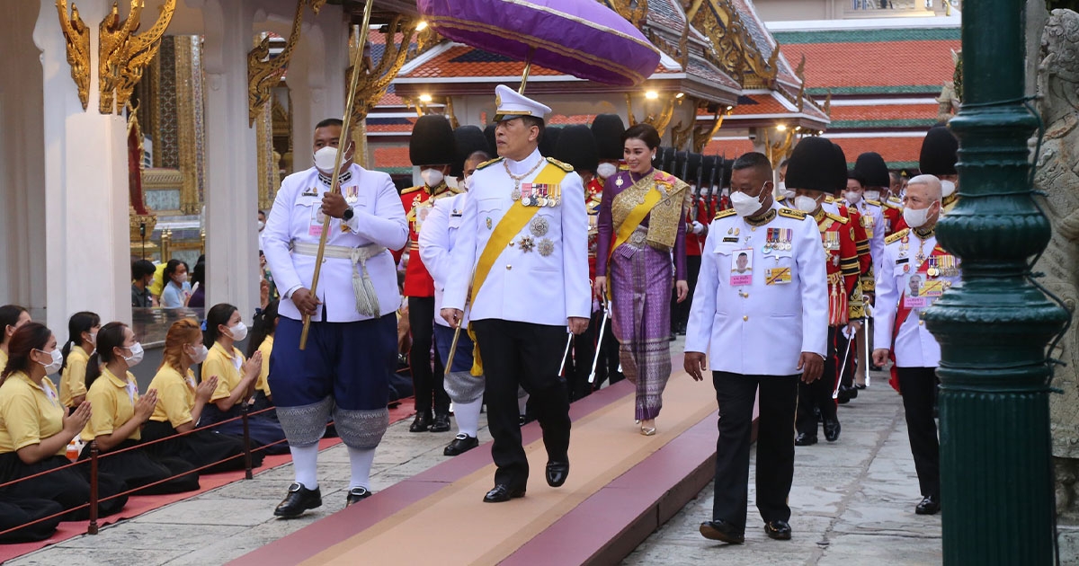 ในหลวง พระราชินี เสด็จฯ ในการพระราชพิธีเฉลิมพระชนมพรรษา 3 มิถุนายน 2567