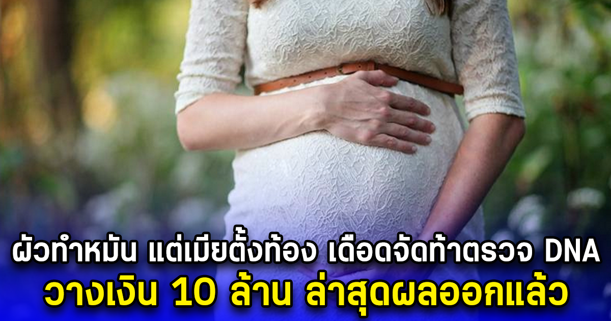 ผัวทำหมัน แต่เมียตั้งท้อง เดือดจัดท้าตรวจ DNA วางเงิน 10 ล้าน ล่าสุดผลออกแล้ว (ตปท.)