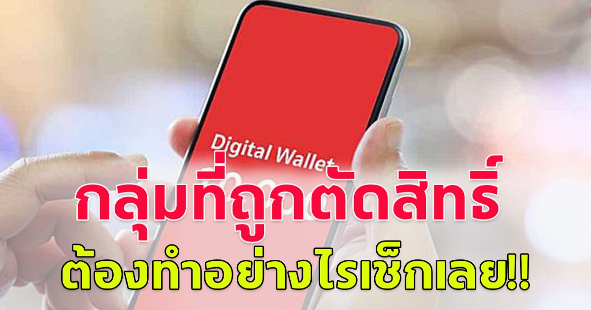 กลุ่มถูกตัดสิทธิ รับ 10,000 รอบแรก ต้องทำอย่างไรบ้าง มีวิธีแก้ไข