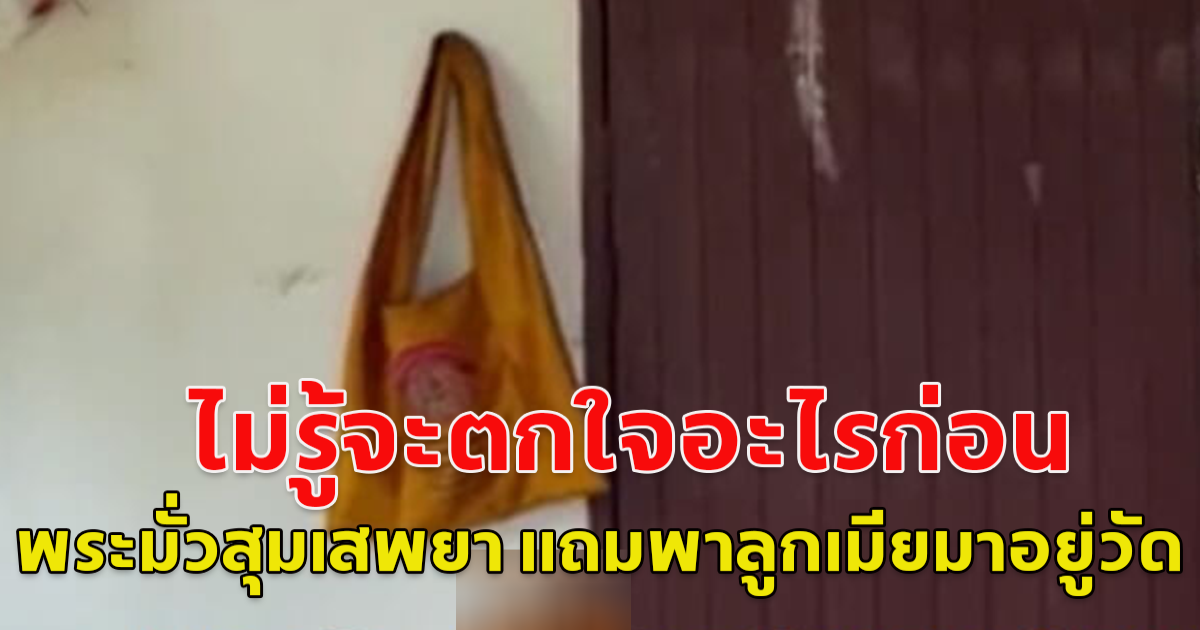 ไม่รู้จะตกใจอะไรก่อน พระมั่วสุม เสพยา ดื่มเหล้า พาลูกเมียมาอยู่วัด คนเร่ร่อนหญิง-ชาย เข้าไปในวัดมั่วกันไปหมด