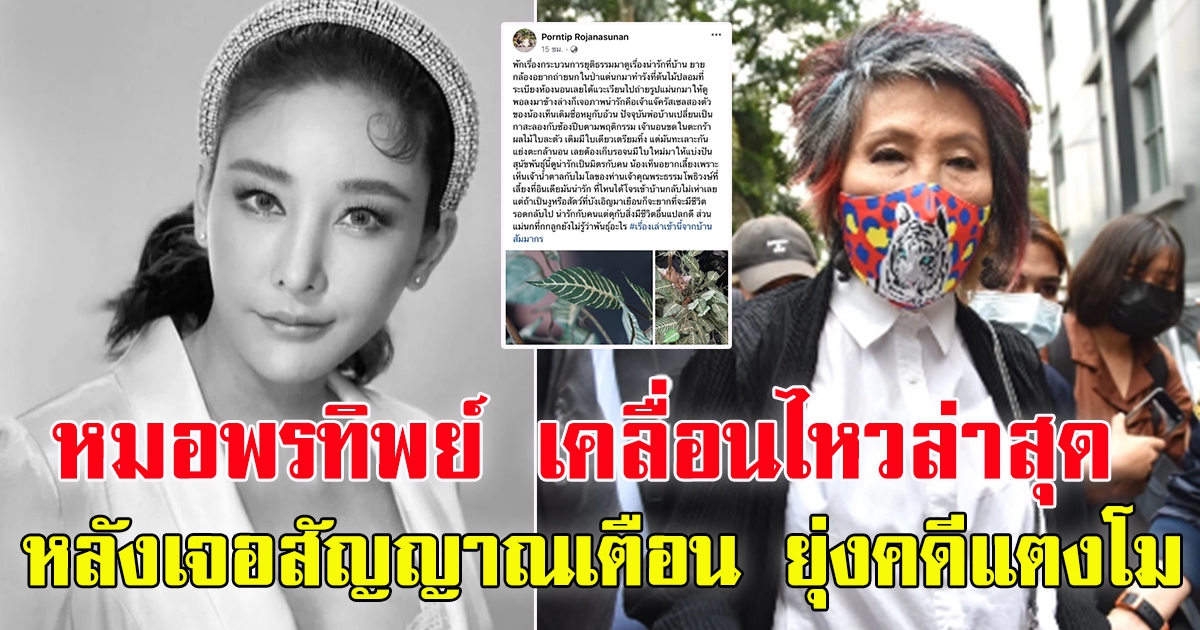 หมอพรทิพย์ เคลื่อนไหวล่าสุด หลังเจอสัญญาณเตือน ยุ่งคดีแตงโม