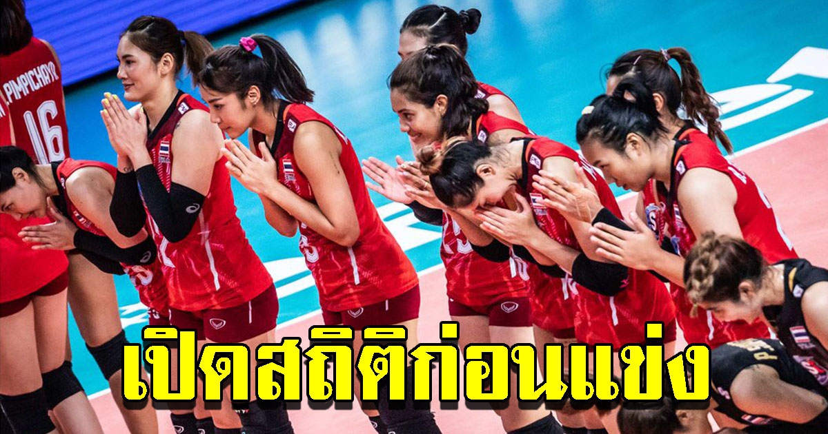 เปิดสถิติ ไทย-ตุรเคีย 5 ครั้งล่าสุด ก่อนพบกันคืนนี้ รอบ 8 ทีมสุดท้าย