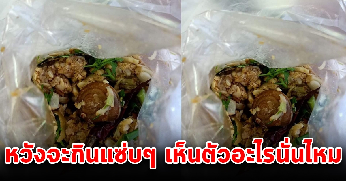 สาวซื้อตำขนุน หวังมากินแซ่บๆ แกะถุงออกดู มันเข้ามาได้ยังไง