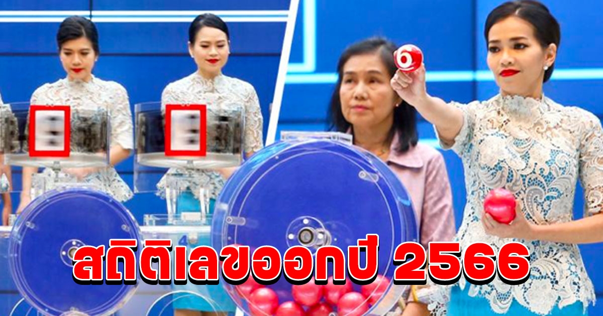 รวมสถิติเลขออกปี 2566